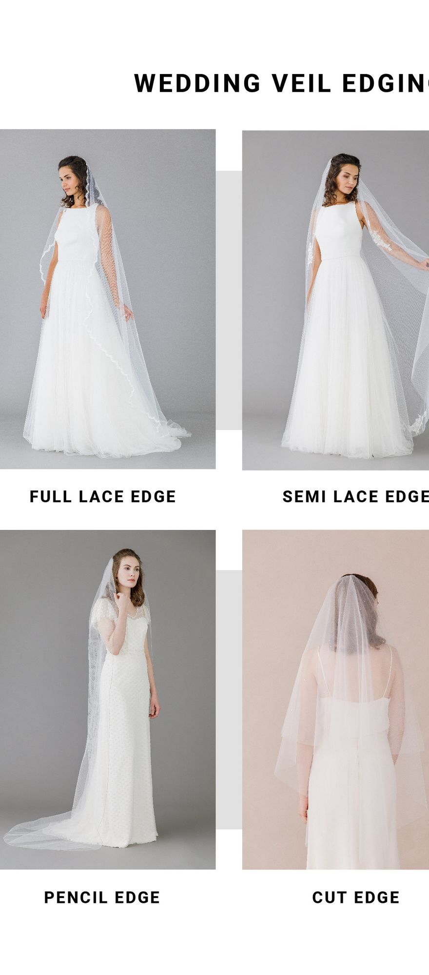 Wedding Veils - The Ultimate Guide To Lengths & Styles